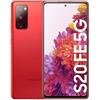 SAMSUNG - Galaxy S20 FE Cloud Rosso 128 GB 5G Dual Sim Display 6.5' Full HD+ Slot Micro SD Fotocamera 12 Mpx Android Italia - SPEDIZIONE GRATUITA