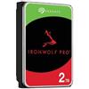 SEAGATE - Hard Disk per NAS IronWolf Pro ST2000NT001 2 TB 3.5' Interfaccia SATA 6Gb /s Buffer 256 MB 7200 Rpm - SPEDIZIONE GRATUITA
