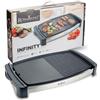 ROSMARINO - Grill Elettrico Barbecue da Tavolo | Rivestimento Antiaderente Riscaldamento Rapido fino a 230°C Potenza 1800-2200 Watt | Temperatura Rego - SPEDIZIONE GRATUITA