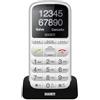 SAIET - Pronto Max Senior Phone Display 1.8' +Slot MicroSD Bluetooth con Tasti Grandi + SOS Colore Bianco - Europa - SPEDIZIONE GRATUITA