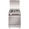 GLEM GAS - Cucina a Gas U664VI 4 Fuochi Dimensione 60 x 60 cm Colore Inox - SPEDIZIONE GRATUITA