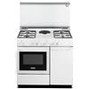 DE LONGHI - Cucina Gas Con Forno Elettrico SEW 8541 N 4 Fuochi Acciaio Inox Colore Bianco
