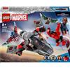 Lego 76292 Super Heroes - Battaglia Captain America vs. Hulk Rosso