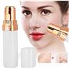 YESMOO Depilazione professionale del viso, Compact Hair Shaver Remover Trimmer Epilator Lipstick Shape Mini Elettrico Hair Remover Face Body Hair Removal Machine for Women(bianco)