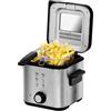 Cecotec Friggitrice elettrica CleanFry Infinity 1500. Friggitrice olio capacità 1,5 litri, potenza 900 W, filtro olio, secchio antiaderente, coperchio con filtro e finestra di controllo