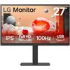 LG Monitor led lg ips 27ba750 27 pulgadas fhd 5ms hdmi displayport usb - c rj45 reg.altura