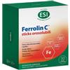 ESI Srl Integratore Esi Ferrolin C ferro e vitamina C, 30 stick