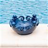 Ceramiche Sofia Stand Centrotavola pallina blu intenso Ø 25 cm / Ø 30 cm | Ceramiche in stile moderna - 25 cm / Blu Intenso
