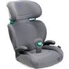 Chicco Quizy Lite i-Size Seggiolino Auto 100-150 cm No-Fix per Bambini 3-12 Anni, Leggero con Schienale Reclinabile e Poggiatesta Regolabile - Stone