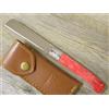 galluresa KNIFE COLTELLO 21CM SARDEGNA SARDO GALLURESA LAMETTA MANICO Osso TIBIA colorata