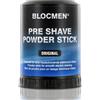 BLOCMEN Original Stick di cipria per una rasatura a secco delicata ohne irritazioni 60g - pre-barba con mentolo per uomo