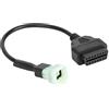 Aeun Cavo Adattatore OBD, Cavo Adattatore 6 PIN - 16 PIN per KTM 690 Duke SMC Supermoto Antiusura