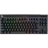 Logitech G PRO X TKL LIGHTSPEED tastiera gaming wireless, design ultraportatile senza tastierino numerico, LIGHTSYNC RGB, tasti PBT, switch tattili (GX Brown), Italiano QWERTY, PC - Nero