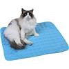 Bagima Tappetino estivo per cani e gatti, cuscino rinfrescante per animali domestici, cuscino rinfrescante in seta di ghiaccio, lavabile da viaggio, per divano, 50 x 40 cm