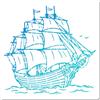 GORGECRAFT Stencil per Barche A Vela da 30x30cm Motivo Nautico Nave Estate Mare Onde Riutilizzabili in Plastica Pet Modelli per Dipingere su Pareti Legno Tela Mobili Carta Artigianato Creazione
