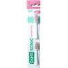 Gum - Sonic Sensitive Testine Di Ricambio Bianche e Rosa Confezione 2 Pezzi
