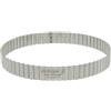 DE BUYER -3030.28 - Cerchio per torta perforata cannele 28 cm altezza 3 cm, argento