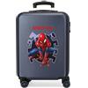 Marvel Disney Spiderman Attack Luggage - Bagaglio per bambini, ragazzi, il bagaglio a mano a 4 ruote con serratura a combinazione laterale Spiderman è realizzato in ABS, un materiale rigido e leggero.