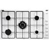 DE LONGHI BL59DD PIANO COTTURA DA INCASSO 90CM 5 FUOCHI A GAS COLORE BIANCO
