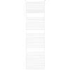Fondital TERMOARREDO ALLUMINIO Modello COOL 1740 Fondital Bianco Interasse cm 50