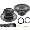 Hertz Kit 2 Casse Altoparlanti Hertz C165 Woofer Posteriori per Fiat Panda 169