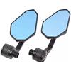 ZCera Specchietti Laterali Moto Per Benelli 302S 502C 752S Per Leoncino 250 500 BN600 Specchietti retrovisori laterali con manubrio modificato in vetro blu moto Specchio Moto