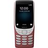 Nokia 8210 tutti i vettori, 0,05 GB, Feature Phone con connettività 4G, ampio display, lettore MP3 integrato, radio FM wireless e classico gioco Snake (Dual SIM) - Rosso
