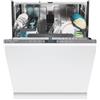 Candy Rapido' Lavastoviglie da Incasso 60 cm, 16 Coperti, 8 Programmi, Classe C, Connessione Wi-Fi + BLE, App hOn, Apertura Automatica, Capiente e Silenziosa, 55,5 x 59,7 x 81,8 cm, Bianca - CI 6C4F0A