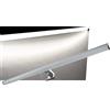 ChiliTec Lampada a LED per specchio del bagno, 78 cm, 15 Watt, 1200 Lumen, IP44, 78 cm, per montaggio a parete e a incasso, per armadio, effetto alluminio, bianco neutro