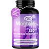 PARAFARMACIA, ORGANIC VITAMINS & FOOD OVF Magnesio Treonato Puro Magtein ® 2000mg 120 Capsule, Magnesio Stanchezza e Sistema Nervoso, Integratore Magnesio L Treonato per Concentrazione, Stanchezza Fisica e Mentale, Senza Zucchero, Vegan