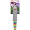 Rosewood Moody Moggy Rainbow Cat Kicker, giocattolo per gatti con erba gatta, 9 cm x 50 cm, arcobaleno, grigio
