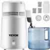 VEVOR Distillatore d'acqua, Distillatore d'acqua Pura, Distillatore d'acqua Pura in Acciaio Inox, 4L 750W Filtro Medico Purificatore