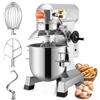 VEVOR Impastatrice Planetaria 30L Elettrica 3 Velocità Regolabile da Tavolo, Impastatrice Elettrica da Cucina per Farina Uova Crema Carne Ciotola 30L Velocità Regolabile, Impastatrice Planetaria 1100W
