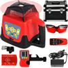 VEVOR Laser Rotante 360° Rosso Autolivellante Livella Rotante a Laser Colore Rosso a 5 Gradi Portata 500 m, Livello Laser IP54 Resistenza all'Acqua, Livello Laser Impermeabile -20ºC - 45ºC