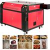 VEVOR Macchina per Incisione Laser CO2, Potenza 100 W Velocità 1-600 mm/s 35,4 x 23,6 pollici Fresatrici per Legno per Incidere su Legno, Bambù, Plexiglass, Cristallo, Pelle, Gomma, Marmo, Vetro, ecc.