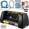 VEVOR Plotter da taglio stampanti adesivi 35 cm Plotter da taglio in vinile con Signmaster Software Cutter