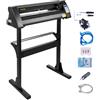 VEVOR Plotter da Taglio in Vinile Nero, KH-720 2 MB 28 Pollici Macchina della Taglierina del Vinile in Alluminio Manuale per Campo Pubblicitario, Decorazioni Varie, Artigianato, Creazione di Etichette