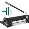VEVOR A4 Paper Guillotine 12" Taglierina per Carta di Larghezza Tagliacarte Manuale per Impieghi Gravosi Taglierina per Fascette con Chiusura di Sicurezza a Morsetto per l'home office