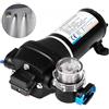 VEVOR Pompa a Membrana ad Alta Pressione FL-40 40PSI Pompa a Membrana per Acqua Spruzzatore Autoadescante 17L / min 12V, Utilizzo Camper/Barca/RV/Giardino/Industria Agricola