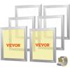 VEVOR Kit di Telaio per Stampa Serigrafica Lega di Alluminio 45,7 x 50,8cm 160 Maglie Pulizia Facile, Telaio Serigrafico 6 Pezzi per Macchina di Stampa Serigrafica Spessore 2,5cm Quantità Maglie 160
