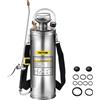 VEVOR Spruzzatore 10L in Acciaio Inossidabile, Spruzzatore Manuale a Pompa in Acciaio, 3 Gallon con Spruzzatore per Giardinaggio, Irroratrice Manuale, Domestico e Pulizia del Terreno
