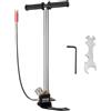 VEVOR Pressione 4500psi, Pistola ad Aria Compressa Pompa con Staffa, Preciso Pompa a Mano con Manometro, in Acciaio Inossidabile, Design in Tre Fasi, Pompa ad Alta Pressione PCP, Pedana Pieghevole