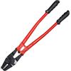 VEVOR Pinza Piegatrice Manuale 24 pollici pressatrice multistrato da 1/16 a 3/16 Pollici Utensile per Crimpatura a Fune Rosso Tagliafili per Cavi