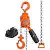 VEVOR Mini Paranco a Catena Manuale Altezza di Sollevamento 1,4m Capacità Carico Max. 0,25 Tonnellate Forza di Trazione 140N, Paranco a Catena Manuale per Sollevamento 0,25T in Acciaio al Carbonio G80