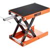 VEVOR Ponte Sollevatore Idraulico a Forbice per Moto da Officina Capacità Max. 500kg Altezza Regolabile 9,5-35cm, Ponte Sollevatore Alzamoto da Officina Operazione Idraulica Piattaforma 36,5 x 22,2 cm