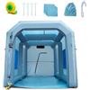 VEVOR Tenda di Verniciatura a Spruzzo Gonfiabile per Auto Moto SUV Ventilatore 950W Sistema di Filtrazione Filtro 3 Strati 6 Finestre d'Aerazione, Tenda Cabina per Verniciatura da Esterno Oxford 210D