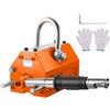VEVOR Sollevatore Magnetico Permanente al Neodimio N42 Acciaio Portata Massima da 400kg Dimensioni Base 156x91x98 mm, Sollevatore a Magneti Permanenti Fattore di Sicurezza 2,5 Forza di Trazione 1000kg