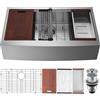VEVOR Lavello da Cucina Lavello da Incasso, Lavello Sottopiano in Acciaio Inox 304 Vasca Singola con Tagliere Scolapiatti Filtro Uso Domestica 91x56x23 cm, Lavello da Cucina Incasso con Scolapiatti