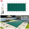 VEVOR Copertura di Sicurezza per Piscina in Verde da 5,5 x 12,8 m, Telo di Copertura per Piscina Rettangolare in Polipropilene, Coperchio Rettangolare di Piscina per Casa, Giardino, Hotel, Ingegneria