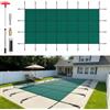 VEVOR Copertura di Sicurezza per Piscina in Verde da 18x38 Piedi, Telo di Copertura per Piscina Rettangolare in Polipropilene, Coperchio Rettangolare di Piscina per Casa, Giardino, Hotel, Ingegneria